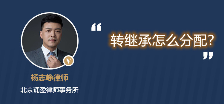 轉(zhuǎn)繼承怎么分配？