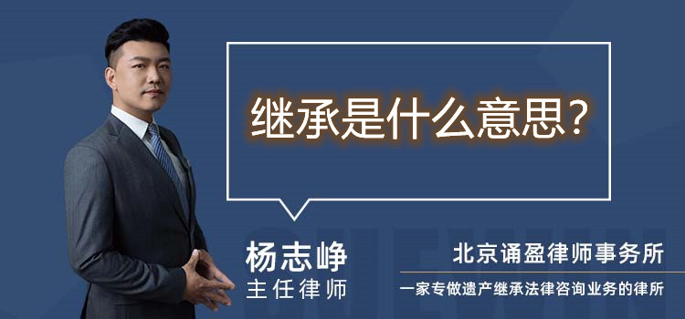 繼承是什么意思
