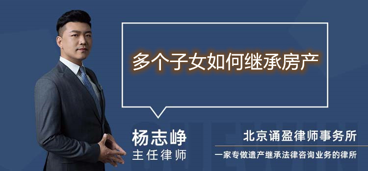 多個(gè)子女如何繼承房產(chǎn)