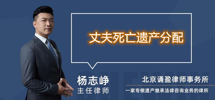 丈夫死亡遺產(chǎn)分配