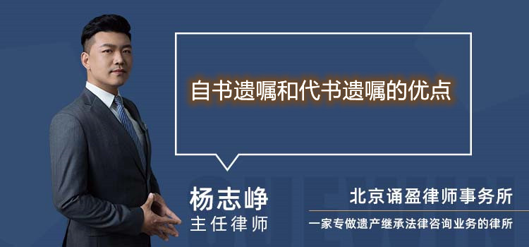 自書遺囑和代書遺囑的優(yōu)點