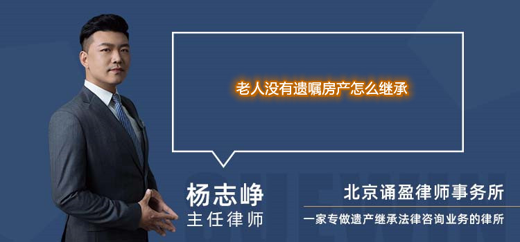 老人沒(méi)有遺囑房產(chǎn)怎么繼承