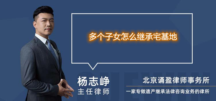 多個(gè)子女怎么繼承宅基地