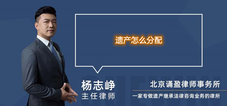 遺產(chǎn)怎么分配
